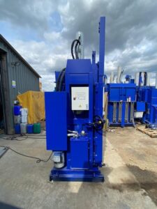 A side view of the PP1207 baler.