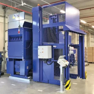 The BaleTainer handles large volukmes of plastic bottle waste.