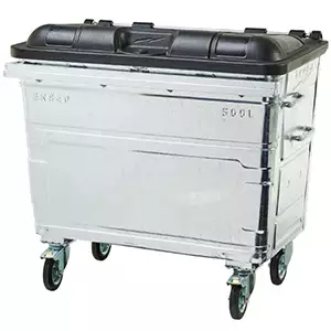 500 Litre Metal Wheelie Bins