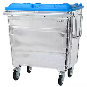 770 Litre Metal Wheelie Bins